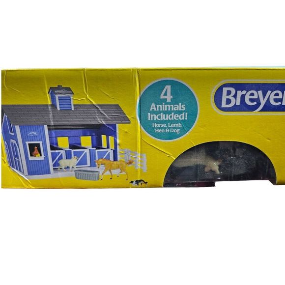 Breyer Horses Breyer Farms Home at The Barn Playset 10 Piece Set NEW IN BOX - Picture 5 of 8
